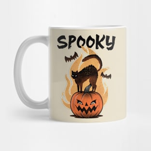 Spooky Halloween pumpkin cat 2020 Mug